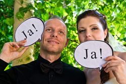 Ja-Wort Hochzeitspaar in Nürnberg